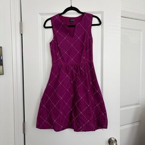 The Limited Purple Sleeveless Dress